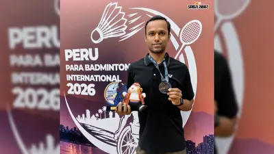 पुपरी के लाल का पेरू में जलवा: उमेश विक्रम कुमार ने पैरा बैडमिंटन में जीता गोल्ड, दुनिया में लहराया परचम