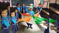 रोहतास में तिरंगे के रंग में रंगे स्कूल, हर घर तिरंगा अभियान में छात्रों ने दिखायी प्रतिभा