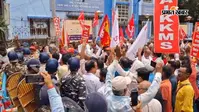 लेबर कोड रद्द करने की मांग पर पुरुलिया में वामदलों का जेल भरो आंदोलन, जमकर किया हंगामा