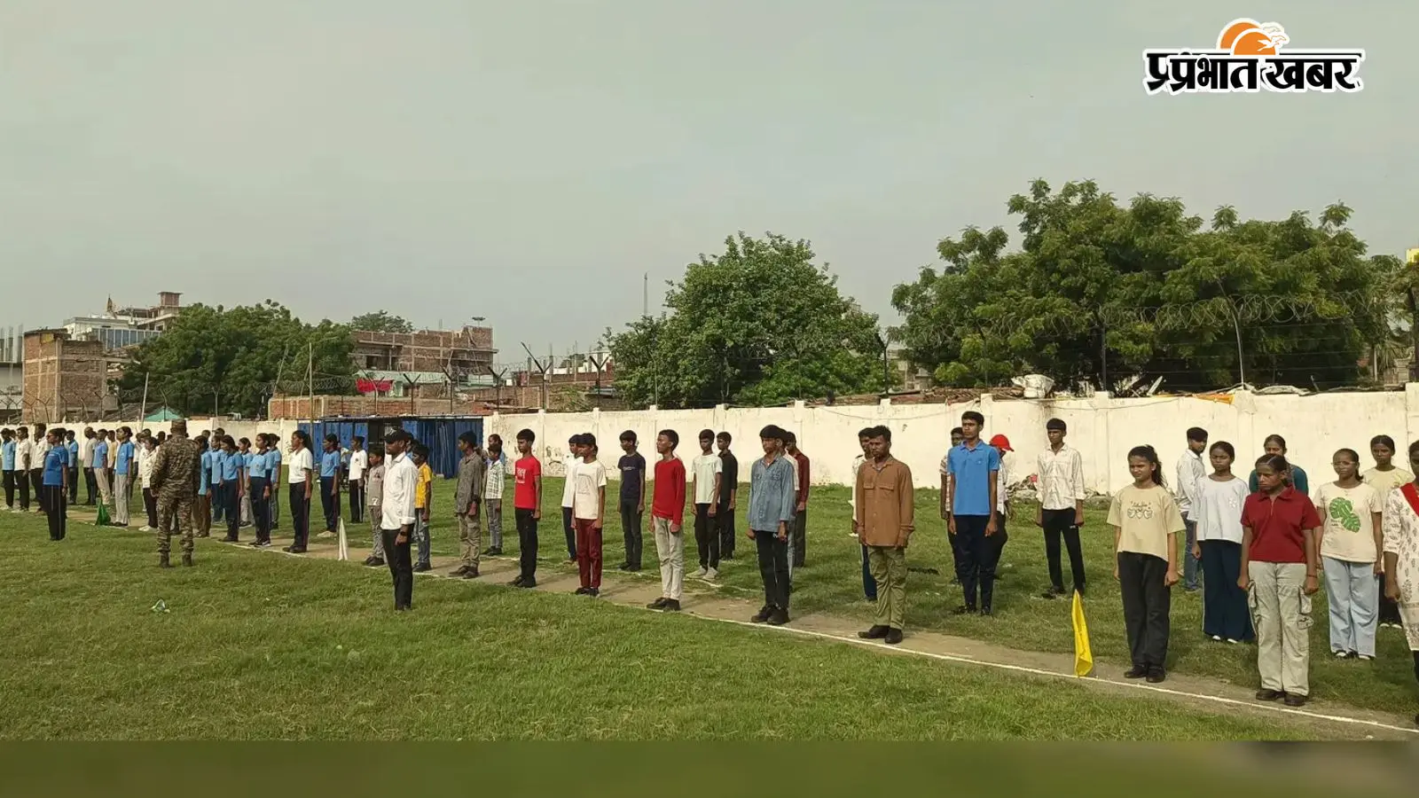 औरंगाबाद में स्वतंत्रता दिवस को लेकर गांधी मैदान में परेड और राष्ट्रगान का अभ्यास तेज