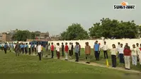 औरंगाबाद में स्वतंत्रता दिवस को लेकर गांधी मैदान में परेड और राष्ट्रगान का अभ्यास तेज