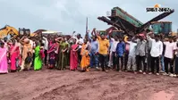 गुवा की रांजाबुरु खदान में अनिश्चितकालीन चक्का जाम, उत्पादन व डिस्पैच ठप