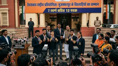 हैदराबाद में मुजफ्फरपुर के 6 खिलाड़ियों ने जीते 12 पदक, 7 स्वर्ण के साथ बिहार का बढ़ाया मान
