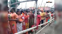 दूसरी सोमवारी पर शिवालयों में उमड़ा आस्था का सैलाब, अजय नदी से जल लेकर देवलेश्वर पहुंचे कांवरिया