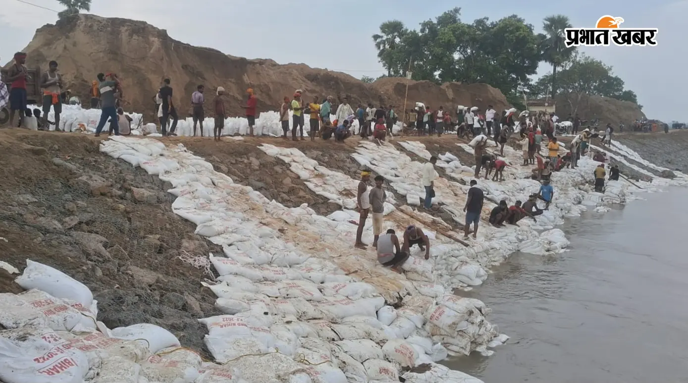 हाजीपुर में बाढ़ का खतरा, पिछले साल तबाही, अब फिर गंगा का दबाव, गनियारी में प्रशासन अलर्ट
