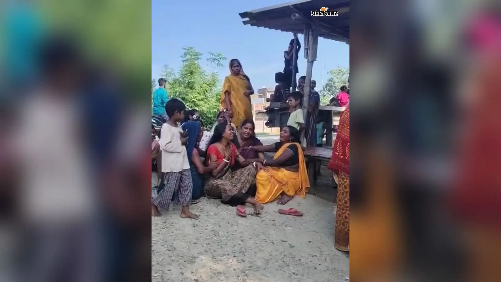 रोते बिलखते परिजन