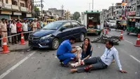 रॉन्ग साइड से आ रही कार ने बाइक सवार दंपती को रौंदा, बैंककर्मी का पटना में काटना पड़ा पैर