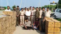 कैमूर: मोहनिया में ट्रक में 75 लाख की शराब  छिपाकर ला रहे थे तस्कर, 4815 लीटर गोबर की खाद के बीच बना था तहखाना से बरामद