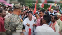 गुमला में एनएच-43 पर किसान महासभा का चक्का जाम, डेढ़ घंटे तक आवागमन बाधित