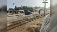 हंसडीहा-गोड्डा एनएच-133 पर जानलेवा गड्ढे,बारिश में पलटा टोटो