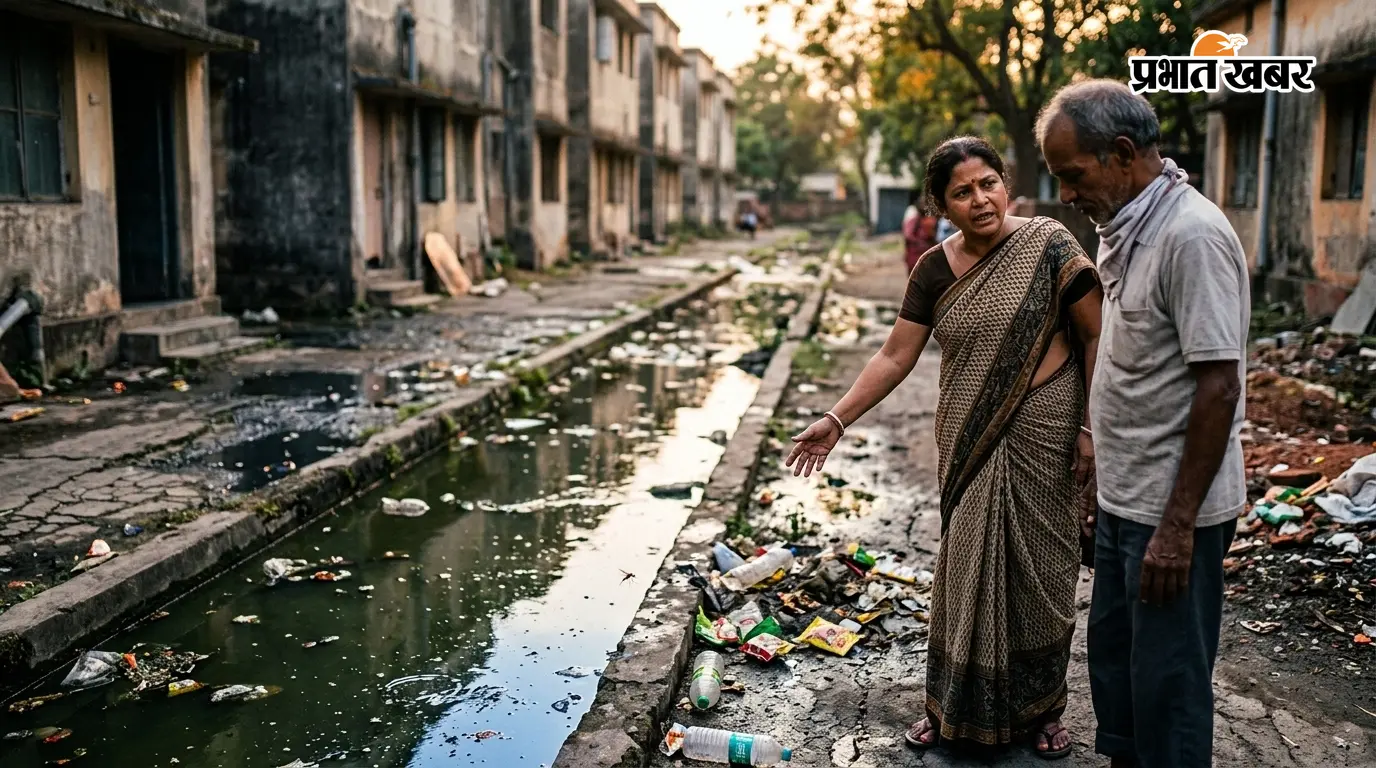 बीसीसीएल की आवासीय कॉलोनियों में गंदगी और जलजमाव से संक्रमण का खतरा, नियमित सफाई और फॉगिंग की मांग
