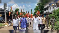 बाजार बंद कराने सड़क पर उतरे भाजपाई, गिरिडीह में दिखा आंशिक असर