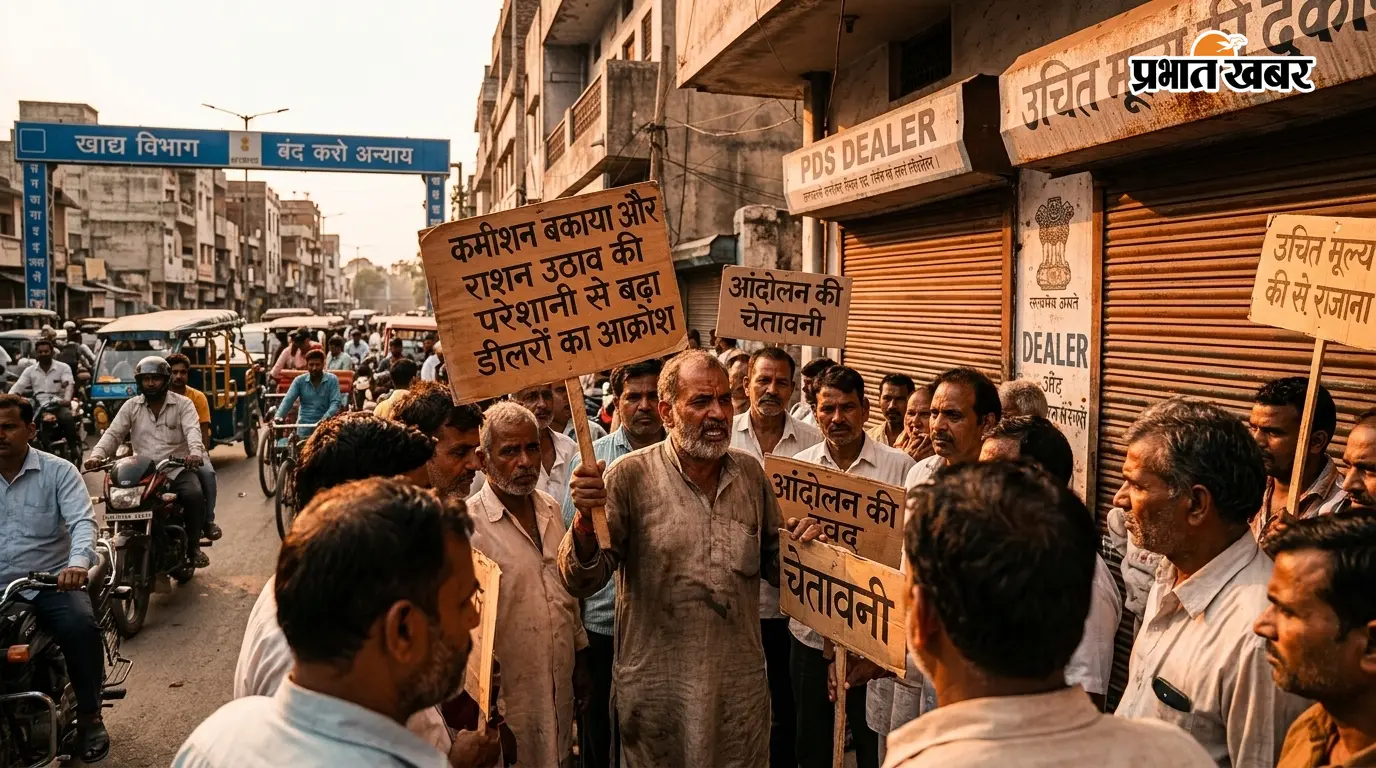 कमीशन बकाया और राशन उठाव की परेशानी से बढ़ा डीलरों का आक्रोश, आंदोलन की चेतावनी