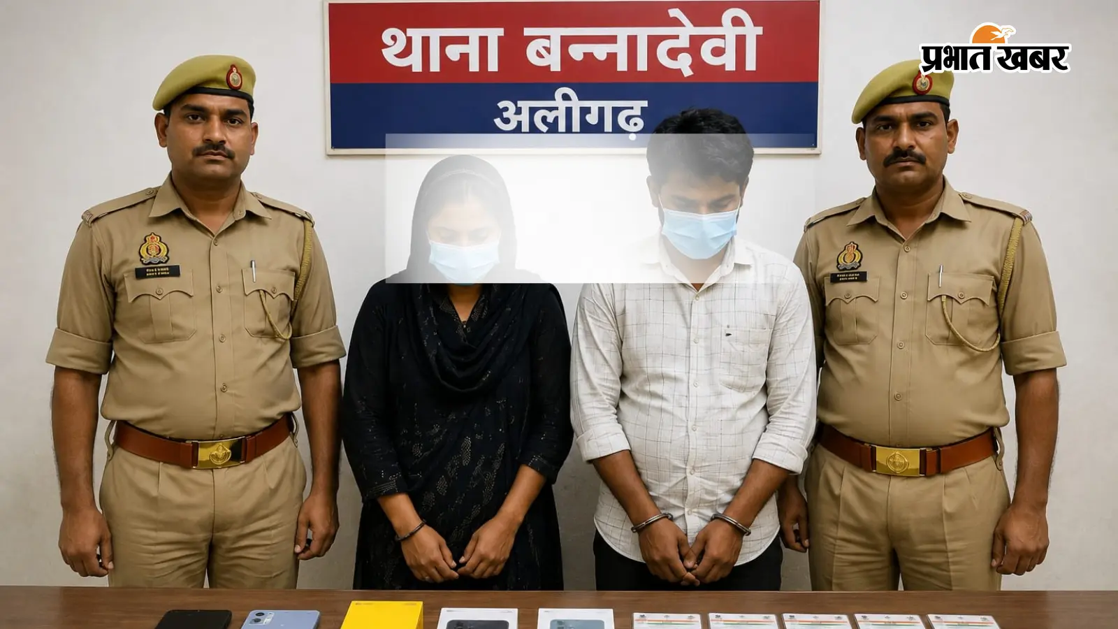 अलीगढ़: भाजपा नेता को हनीट्रैप में फंसाकर 5 लाख मांगने का आरोप, दंपती गिरफ्तार