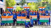 गोपालगंज : तिरंगे संग सेल्फी, रंगोली और वंदे मातरम् का गायन, बैकुंठपुर के स्कूलों में दिखा देशभक्ति का रंग