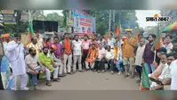कतरास में बंद का दिखा मिला जुला असर, भाजपा कार्यकर्ताओं ने लगाए नारे