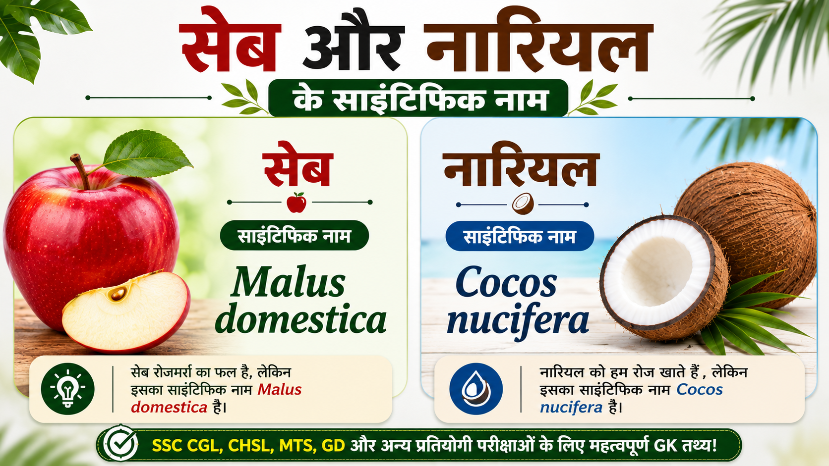 फलों के साइंटिफिक नाम (AI Generated Image) 