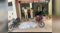नवादा: 240 लीटर महुआ शराब के साथ बाइक बरामद, पुलिस को चकमा देकर फरार हुए तस्कर