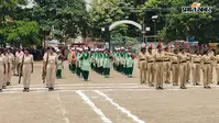 स्वतंत्रता दिवस समारोह को लेकर परेड का पूर्वाभ्यास, छात्र-छात्राओं ने दिखाया उत्साह