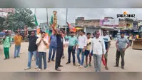 झारखंड बंद कराने घाघरा में सड़क पर उतरे भाजपा नेता