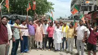 छात्रों पर लाठीचार्ज के विरोध में सड़क पर उतरी BJP, हरिहरगंज में जाम कर सरकार के खिलाफ प्रदर्शन