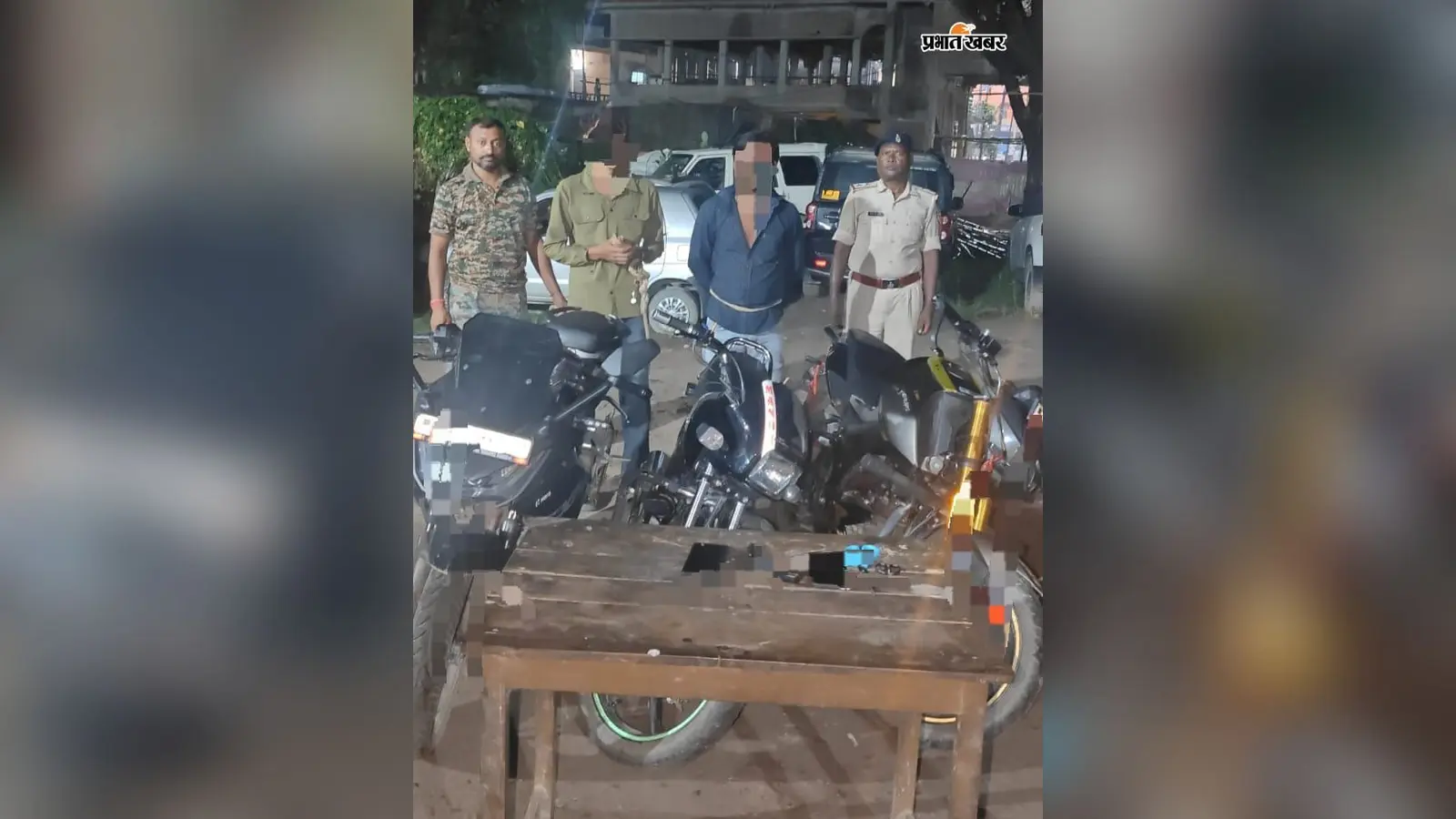 सारण के बनियापुर में लूट की साजिश नाकाम, हथियार के साथ दो अपराधी गिरफ्तार
