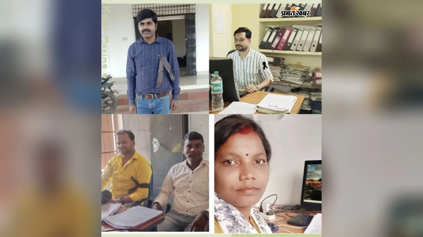 डाटा एंट्री ऑपरेटरों ने लगाया काला बिल्ला,कहा मांगों पर सकारात्मक पहल नही होने पर होगा आंदोलन