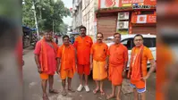 श्री चैती दुर्गा पूजा समिति के पदधारी देवघर रवाना