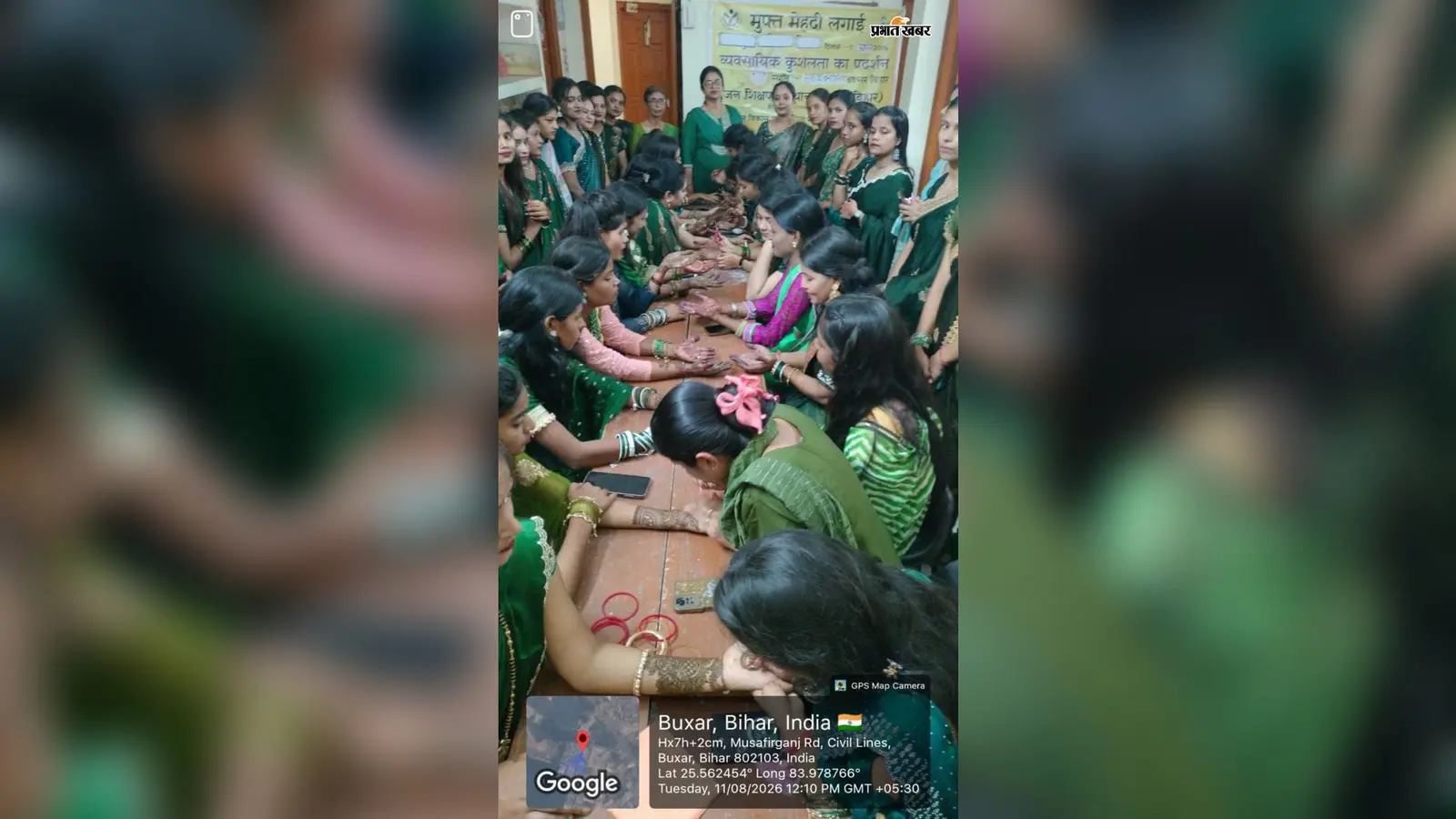 सावन में बक्सर के 30 प्रशिक्षण केंद्रों पर मेहंदी कार्यक्रम का आयोजन, महिलाओं ने पारंपरिक कला को स्वरोजगार से जोड़ने का लिया संकल्प