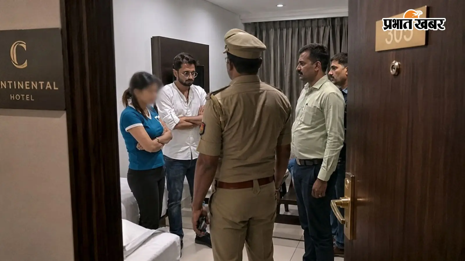 लखनऊ के होटल में महिला कंप्यूटर ऑपरेटर संग पकड़े गए एग्जीक्यूटिव इंजीनियर, पति ने बुलाई पुलिस, VIDEO वायरल