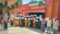 पर्चा मिलने के एक साल बाद भी नहीं मिली जमीन, 60 भूमिहीनों ने किया प्रदर्शन