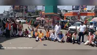 कोडरमा में भाजपा का सड़क जाम, सीओ से तीखी नोकझोंक; 6 कार्यकर्ता हिरासत में