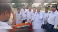रोहतास: नोखा की सात पंचायतों में 42.30 लाख की विकास योजनाओं का शिलान्यास, कई छठ घाटों का विधायक ने किया उद्घाटन