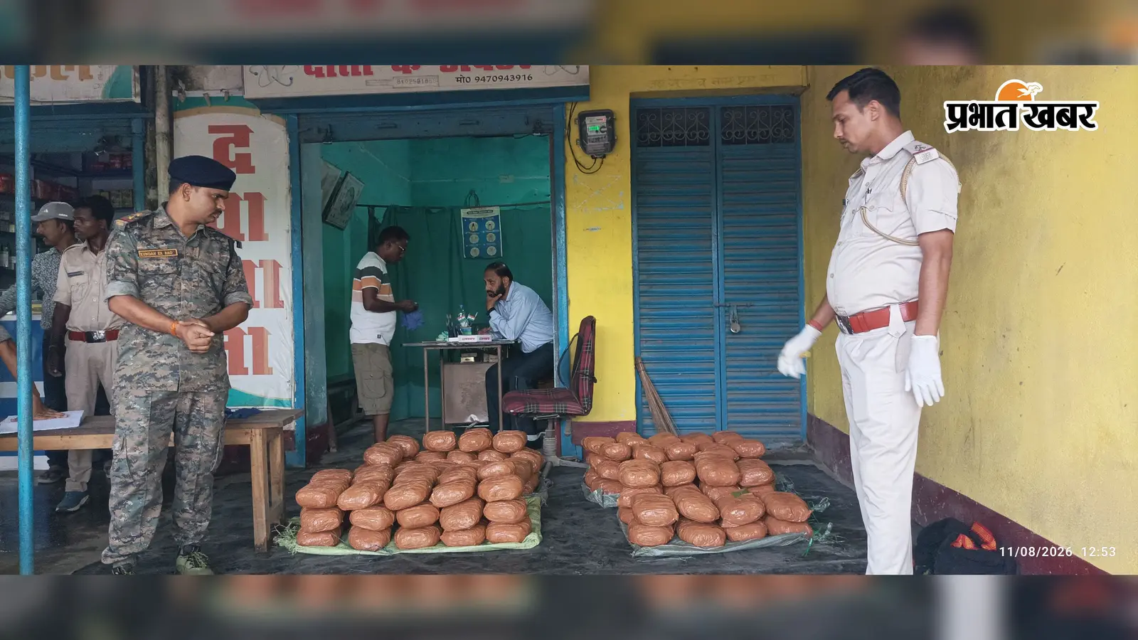 कोलेबिरा में इनोवा कार से 105 पैकेट गांजा जब्त, चालक फरार