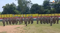 स्वतंत्रता दिवस को लेकर परेड का रिहर्सल शुरू