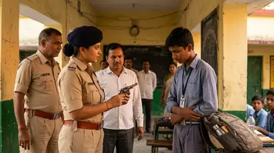 बगहा: 9वीं के छात्र के बैग से कट्टा बरामद, पुलिस के सवालों पर नहीं दे रहा जवाब