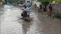 वैशाली: महुआ में बाईपास सड़क जर्जर, जगह-जगह बने गड्ढों में जमा हो रहा पानी