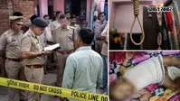 सीतापुर में फंदे से लटकी मिली पत्नी, दूसरे कमरे में मिला बेटे का शव, पति हिरासत में