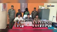 दुकान में राशन की आड़ में शराब का कारोबार, दुकानदार गिरफ्तार, 71 बोतल अंग्रेजी शराब जब्त