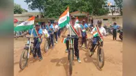 रांची में मांडर कॉलेज के एनसीसी कैडेटों ने निकाली तिरंगा यात्रा
