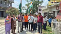 मध्य विद्यालय राटन के छात्र-छात्राओं ने निकला तिरंगा यात्रा, भारत माता की जय- देशभक्ति के नारों से गूंजा इलाका