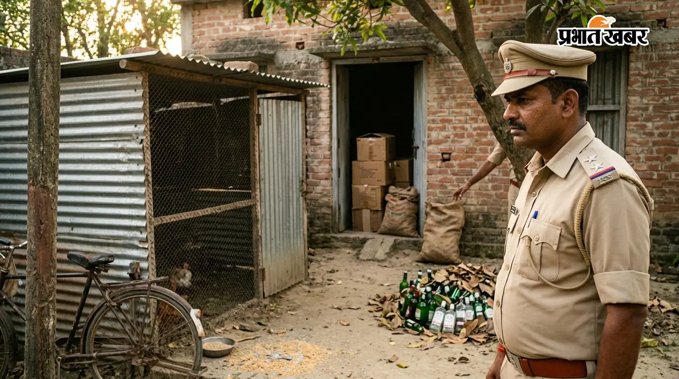 मुजफ्फरपुर में मुर्गी फार्म की आड़ में चल रही थी नकली शराब फैक्ट्री, धंधेबाज गिरफ्तार