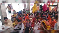 बक्सर :  बच्चों की भक्ति से गूंजा रामेश्वरनाथ मंदिर, सरस्वती शिशु मंदिर के भैया-बहनों ने किया जलाभिषेक
