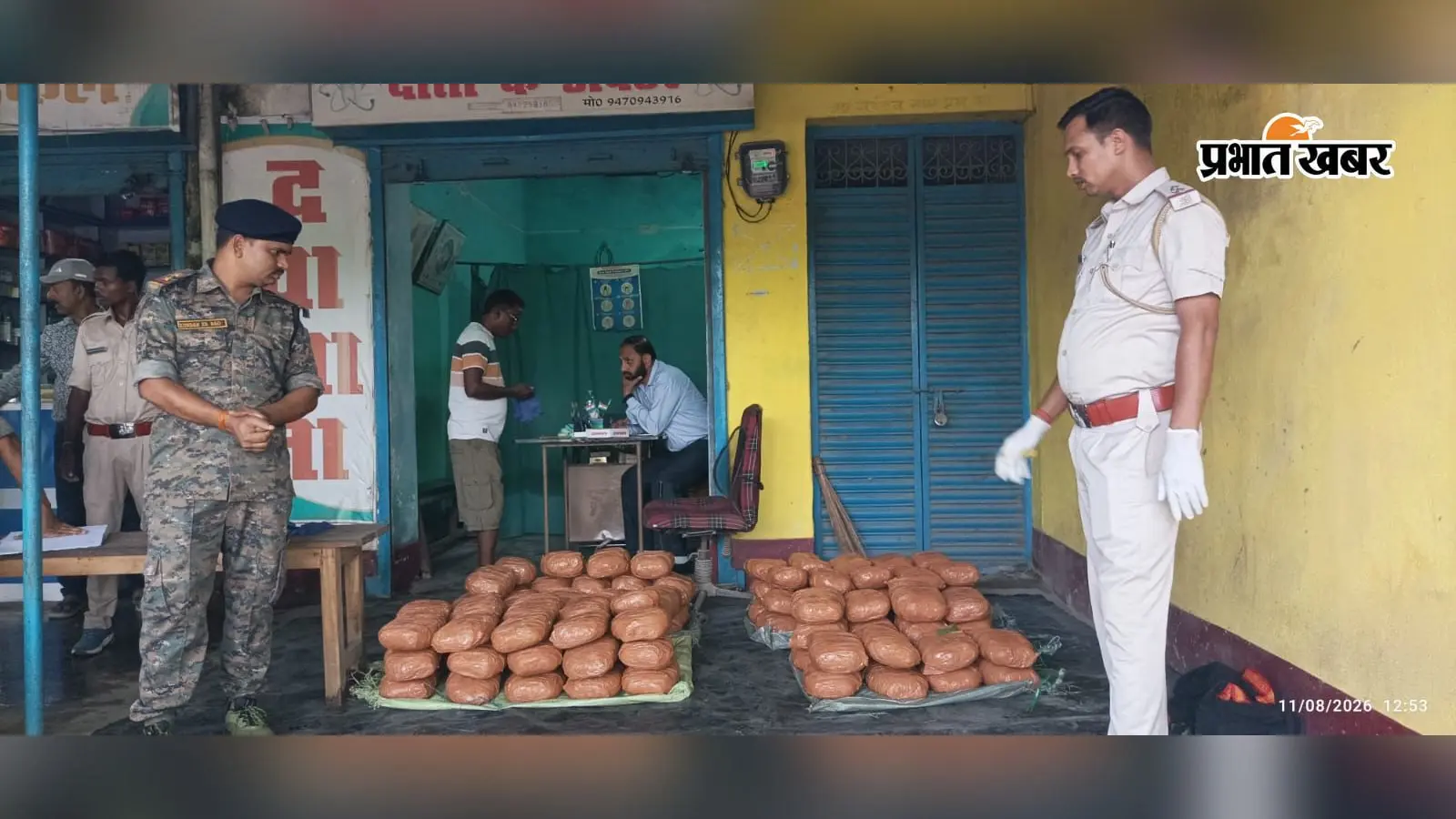 कोलेबिरा में लावारिस कार से 108.328 किलो गांजा बरामद
