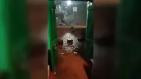 यहां बारिश से जलमग्न हुआ खदान, खतरे के बीच काम कर रहे मजदूर