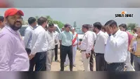 ताजपुर-बख्तियारपुर परियोजना का डीएम ने किया निरीक्षण, काम में तेजी लाने का निर्देश