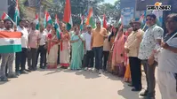 तिरंगे से गूंजा जोगबनी, हजारों स्कूली बच्चों ने निकाली भव्य यात्रा, भारत माता के जयकारों से गूंजा शहर