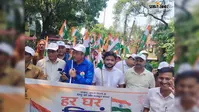 बक्सर सदर प्रखंड में निकली तिरंगा यात्रा, भारत माता के जयघोष से गूंजा इलाका