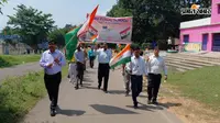 रामगढ़ में वंदे मातरम् के 150 वर्ष पूरे होने पर कार्यक्रम, छात्रों ने निकाली भव्य तिरंगा यात्रा