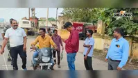 सड़क पर निकली परिवहन विभाग की टीम, 35 दोपहिया चालकों पर कार्रवाई; 63,500 का ई-चालान